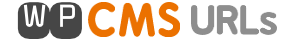  WP CMS URLs